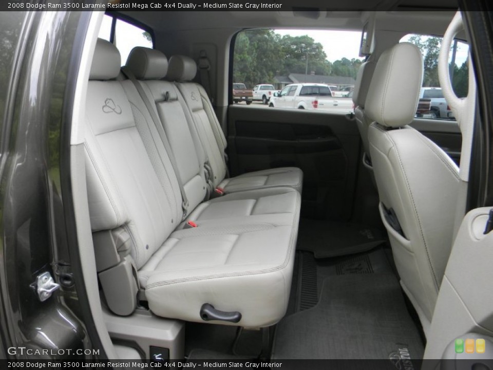 Medium Slate Gray Interior Photo for the 2008 Dodge Ram 3500 Laramie Resistol Mega Cab 4x4 Dually #54443802