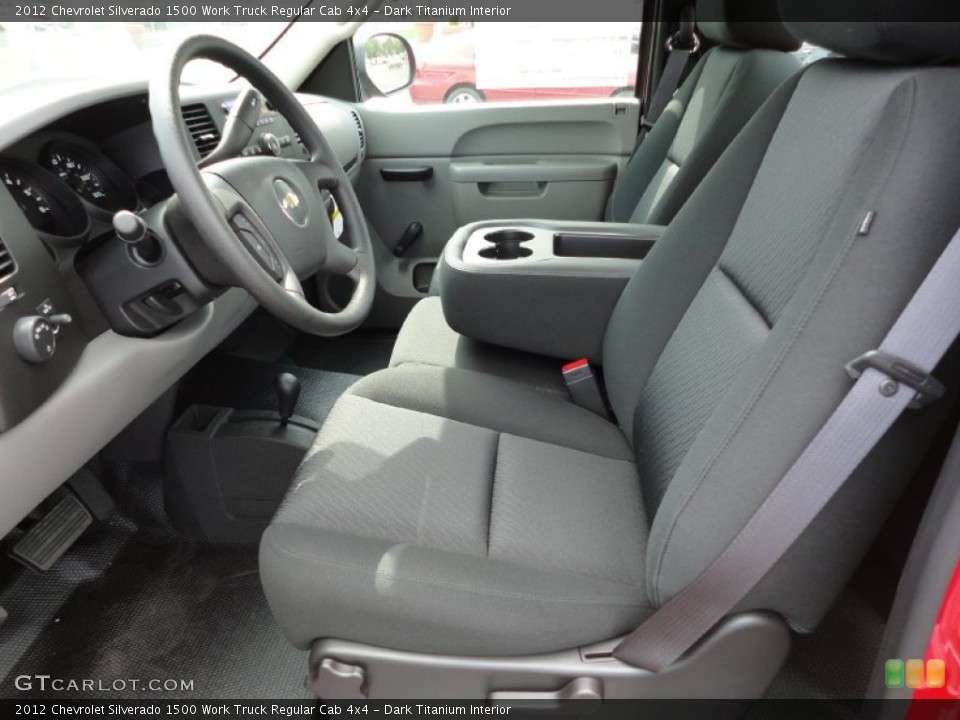 Dark Titanium Interior Photo for the 2012 Chevrolet Silverado 1500 Work Truck Regular Cab 4x4 #54443850
