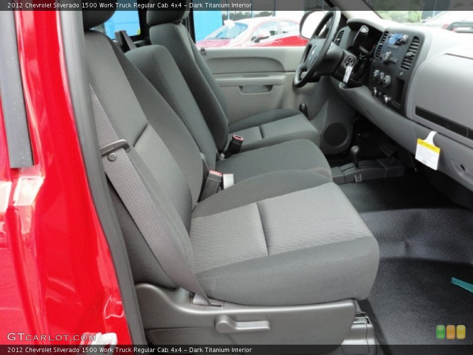 Dark Titanium Interior Photo for the 2012 Chevrolet Silverado 1500 Work Truck Regular Cab 4x4 #54443887