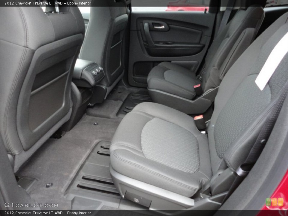 Ebony Interior Photo for the 2012 Chevrolet Traverse LT AWD #54444049