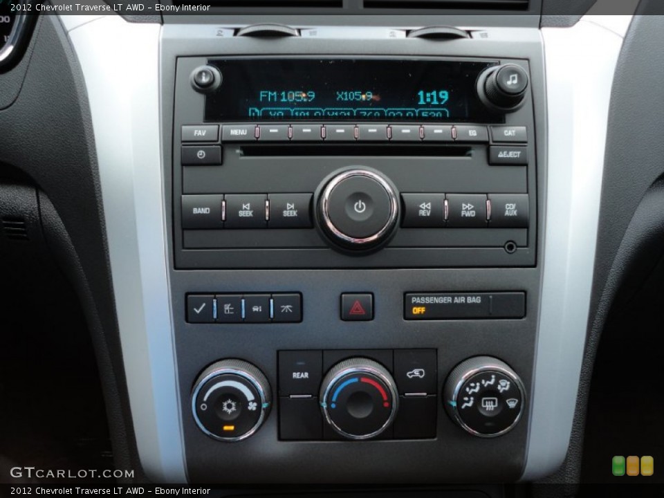 Ebony Interior Audio System for the 2012 Chevrolet Traverse LT AWD #54444085