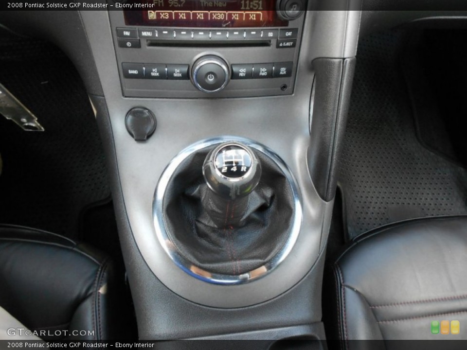 Ebony Interior Transmission for the 2008 Pontiac Solstice GXP Roadster #54444183