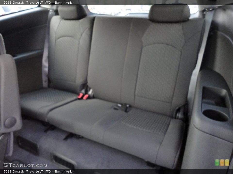 Ebony Interior Photo for the 2012 Chevrolet Traverse LT AWD #54444231