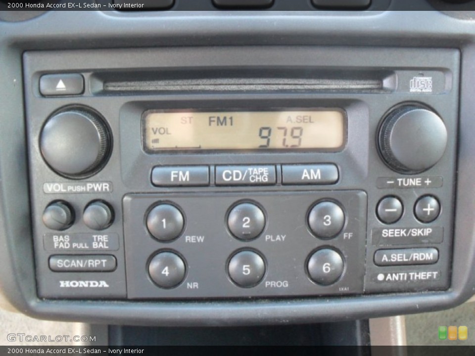 Ivory Interior Audio System for the 2000 Honda Accord EX-L Sedan #54444339