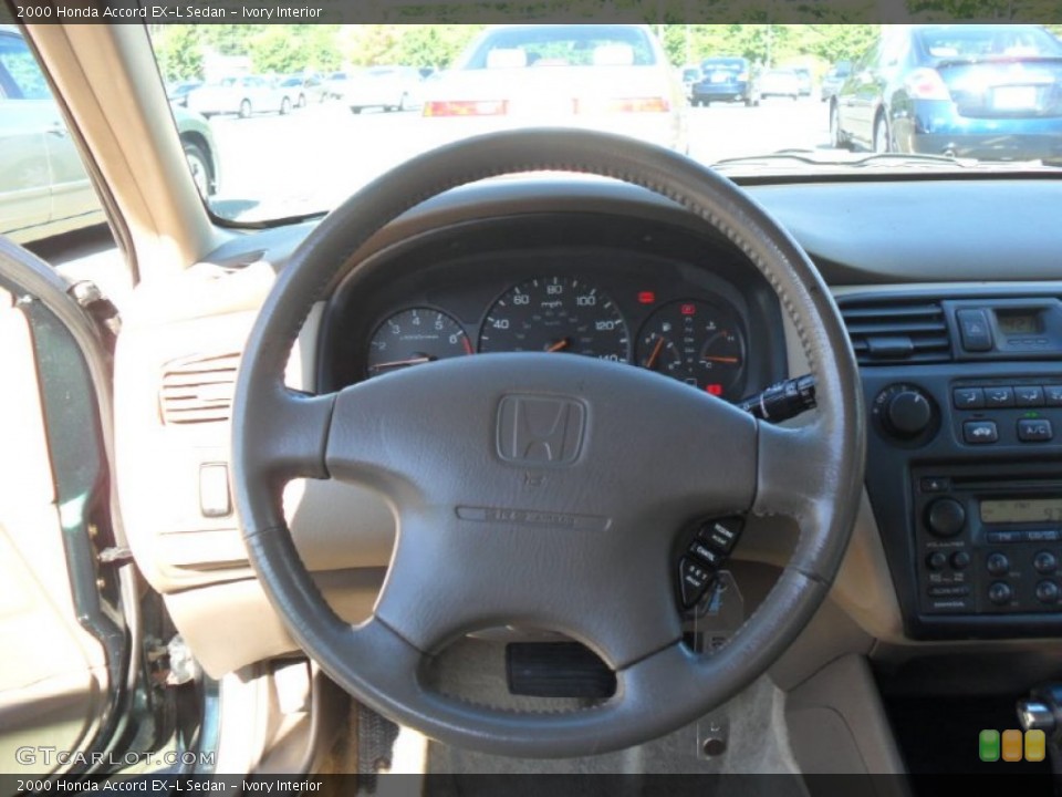 Ivory Interior Steering Wheel for the 2000 Honda Accord EX-L Sedan #54444367
