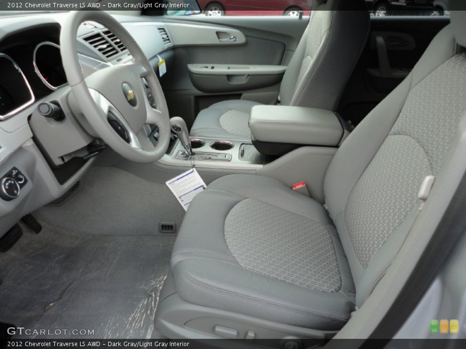 Dark Gray/Light Gray Interior Photo for the 2012 Chevrolet Traverse LS AWD #54444381