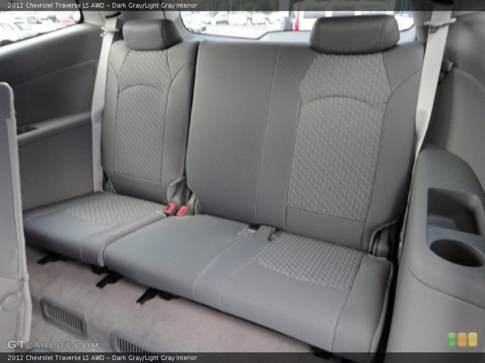 Dark Gray/Light Gray Interior Photo for the 2012 Chevrolet Traverse LS AWD #54444417