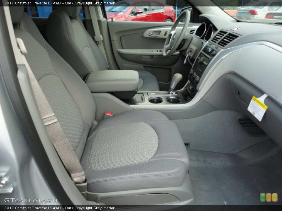 Dark Gray/Light Gray Interior Photo for the 2012 Chevrolet Traverse LS AWD #54444435