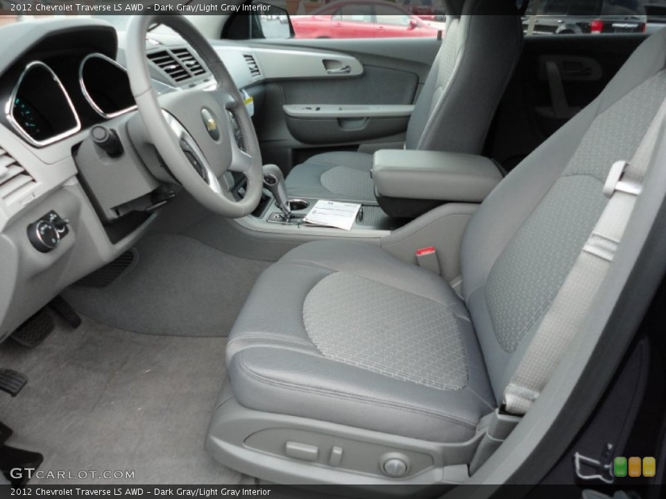 Dark Gray/Light Gray Interior Photo for the 2012 Chevrolet Traverse LS AWD #54444555