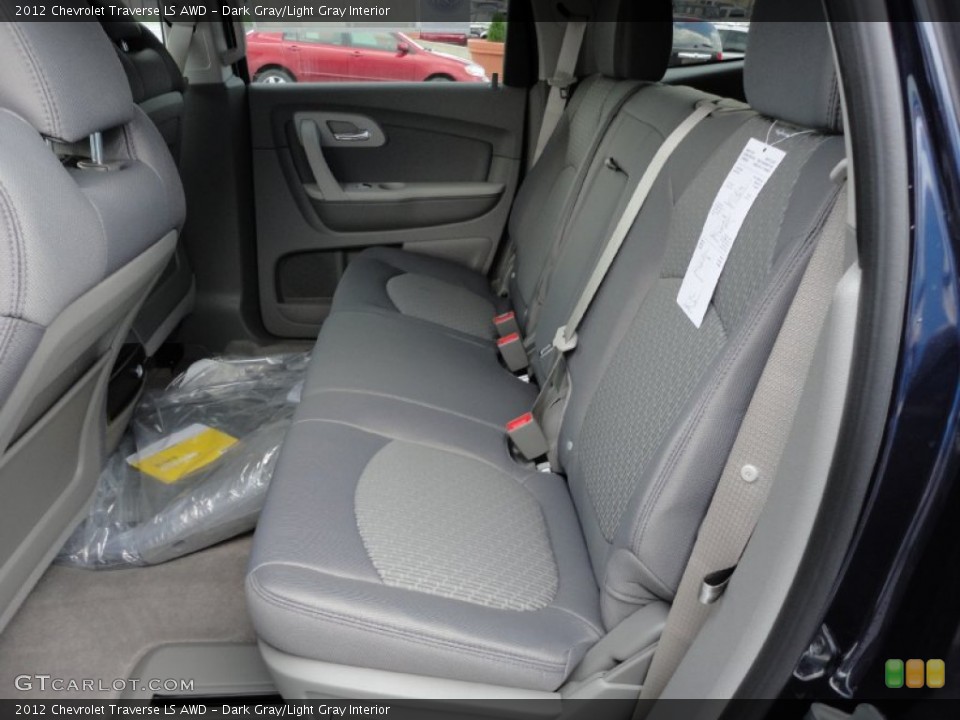 Dark Gray/Light Gray Interior Photo for the 2012 Chevrolet Traverse LS AWD #54444582