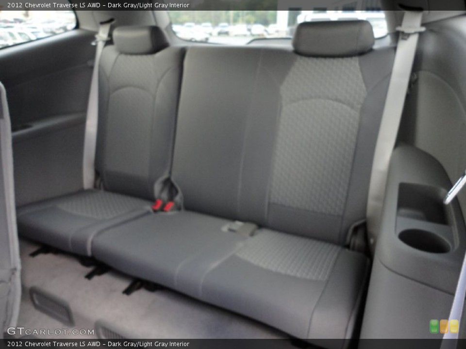 Dark Gray/Light Gray Interior Photo for the 2012 Chevrolet Traverse LS AWD #54444591