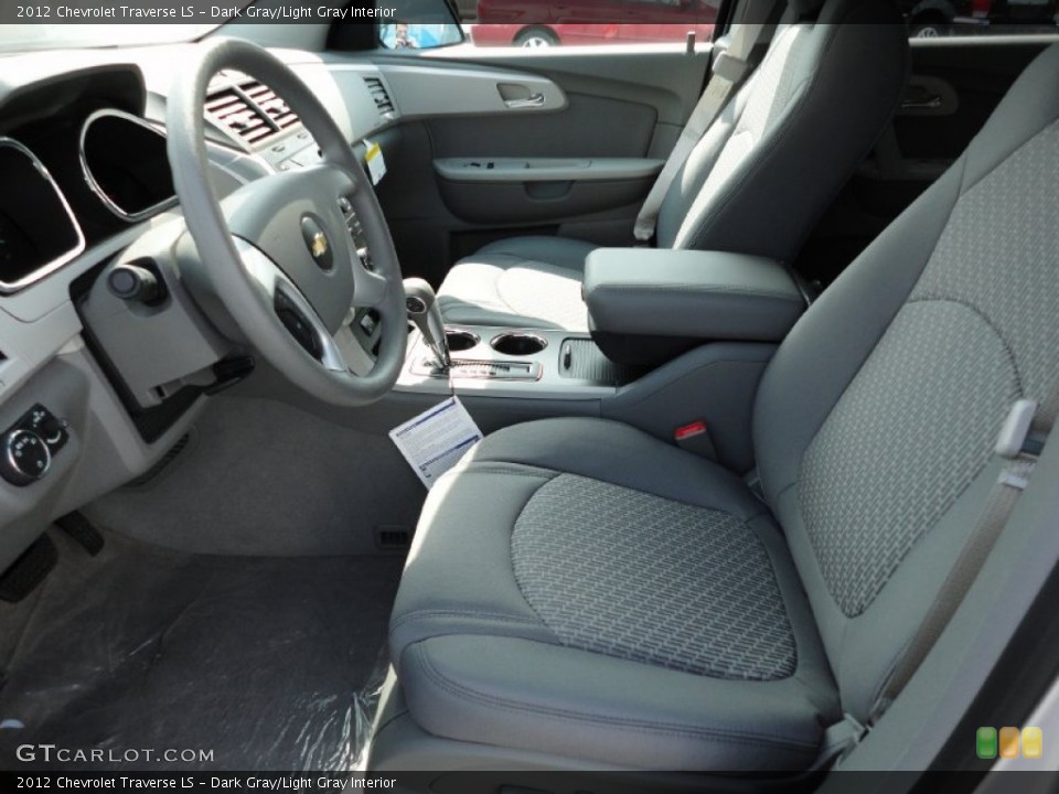 Dark Gray/Light Gray Interior Photo for the 2012 Chevrolet Traverse LS #54444732