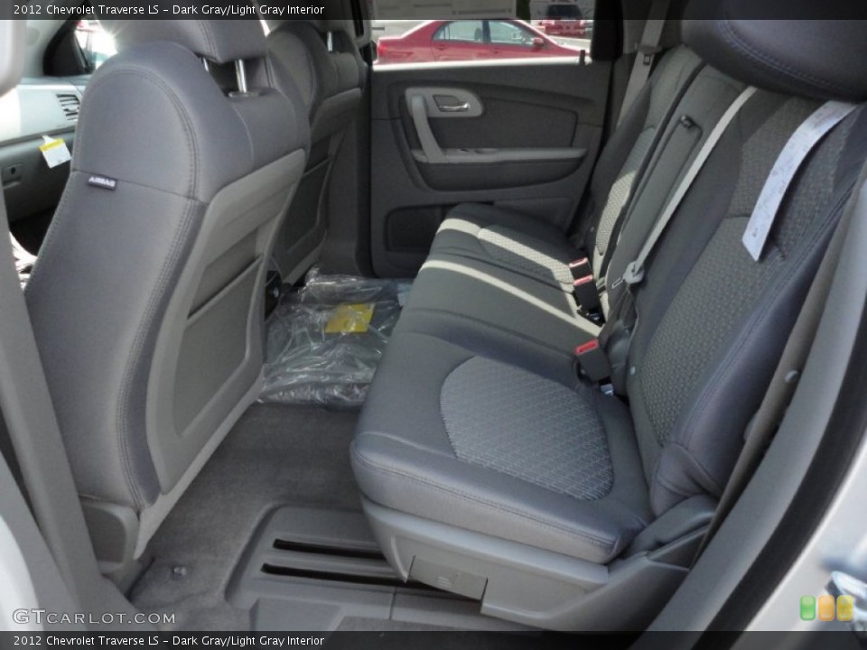 Dark Gray/Light Gray Interior Photo for the 2012 Chevrolet Traverse LS #54444759