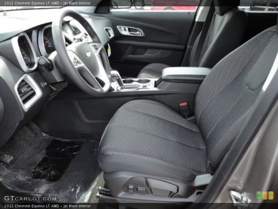 Jet Black Interior Photo for the 2012 Chevrolet Equinox LT AWD #54444914