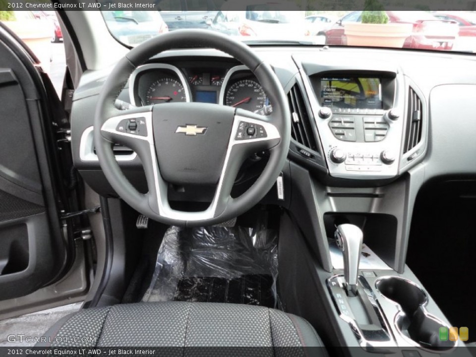 Jet Black Interior Dashboard for the 2012 Chevrolet Equinox LT AWD #54444922