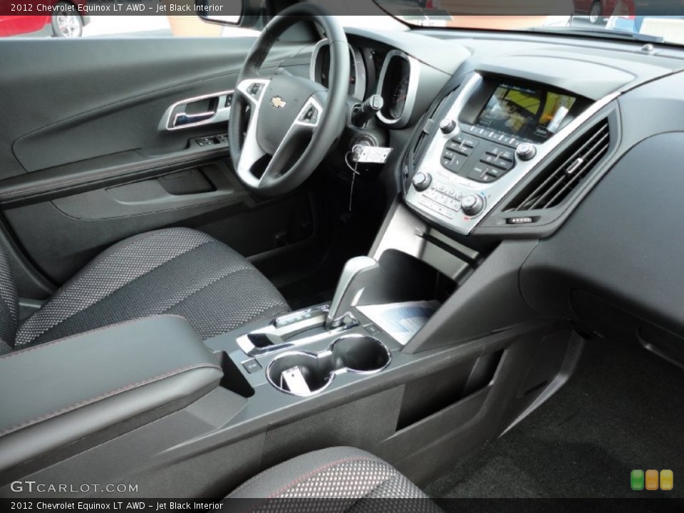 Jet Black Interior Dashboard for the 2012 Chevrolet Equinox LT AWD #54444975
