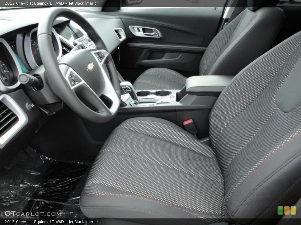 Jet Black Interior Photo for the 2012 Chevrolet Equinox LT AWD #54445100