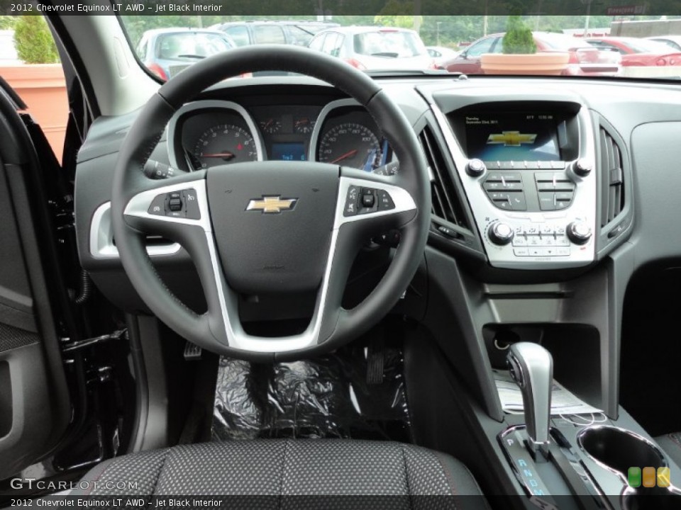 Jet Black Interior Dashboard for the 2012 Chevrolet Equinox LT AWD #54445118
