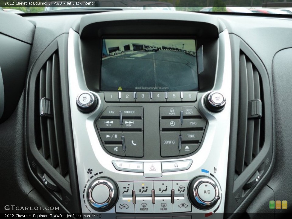 Jet Black Interior Controls for the 2012 Chevrolet Equinox LT AWD #54445161