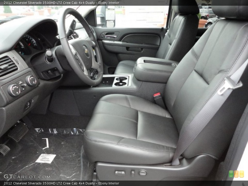 Ebony Interior Photo for the 2012 Chevrolet Silverado 3500HD LTZ Crew Cab 4x4 Dually #54445280