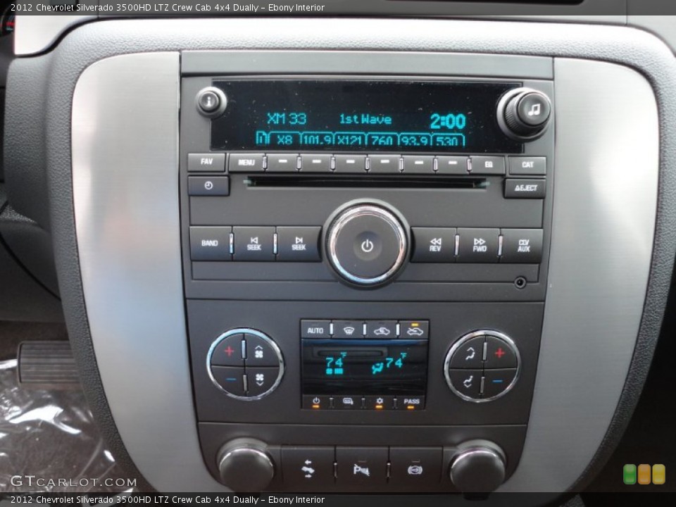 Ebony Interior Audio System for the 2012 Chevrolet Silverado 3500HD LTZ Crew Cab 4x4 Dually #54445344