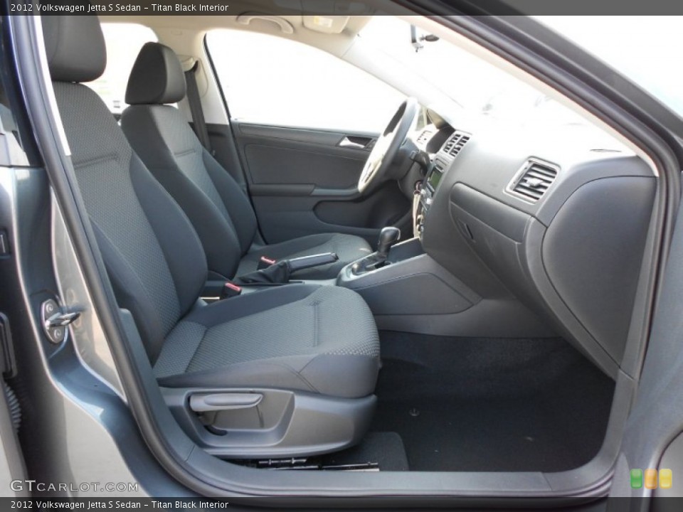 Titan Black Interior Photo for the 2012 Volkswagen Jetta S Sedan #54445662