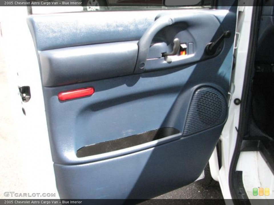 Blue Interior Door Panel for the 2005 Chevrolet Astro Cargo Van #54448224