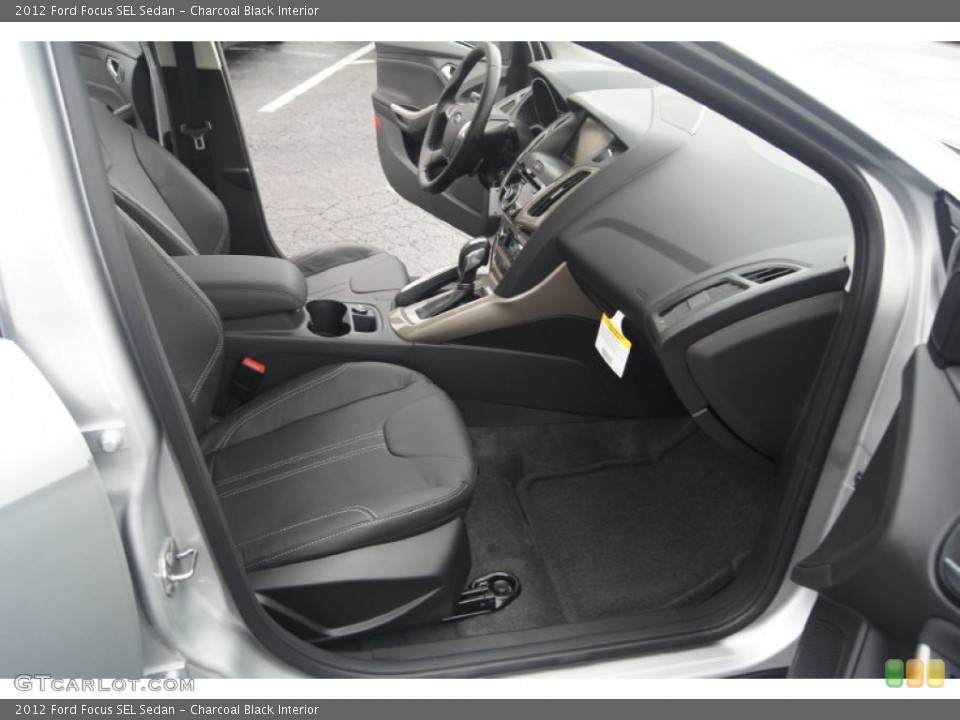 Charcoal Black Interior Photo for the 2012 Ford Focus SEL Sedan #54448686