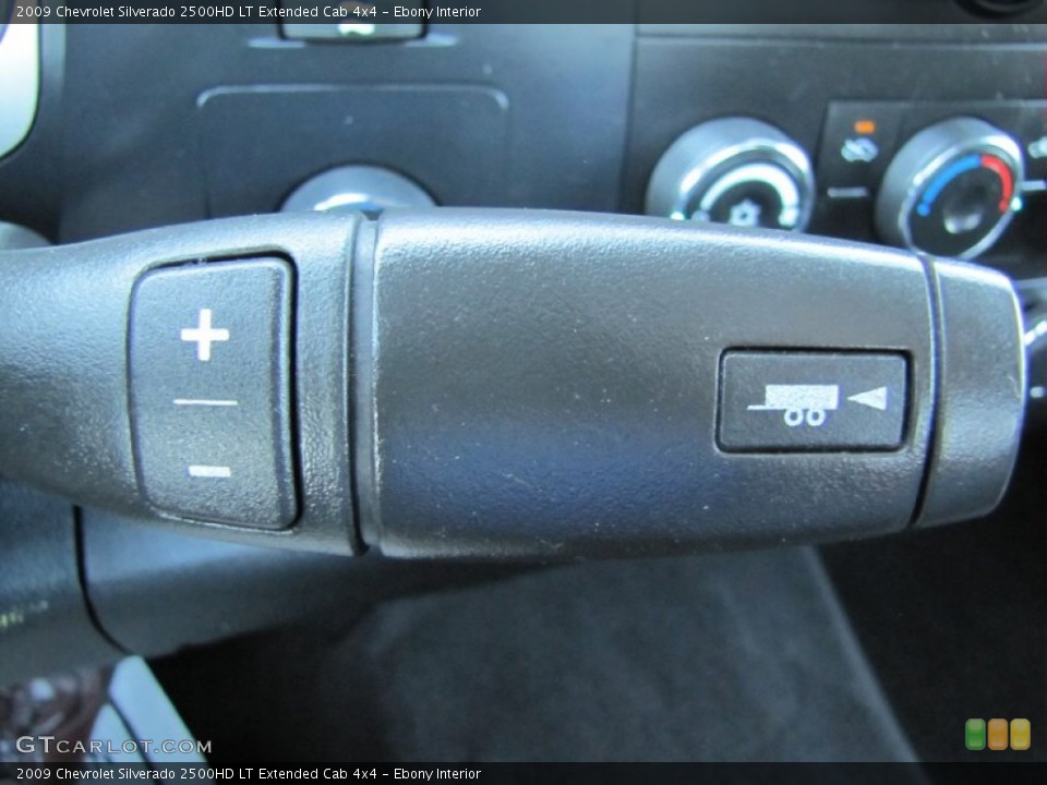 Ebony Interior Transmission for the 2009 Chevrolet Silverado 2500HD LT Extended Cab 4x4 #54448781