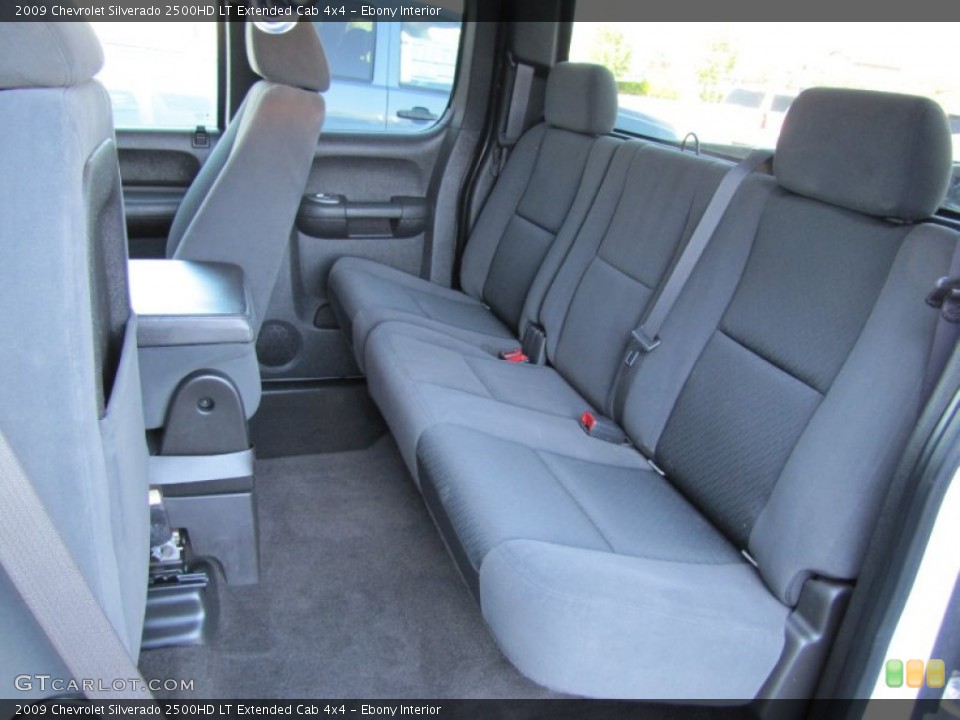 Ebony Interior Photo for the 2009 Chevrolet Silverado 2500HD LT Extended Cab 4x4 #54448872