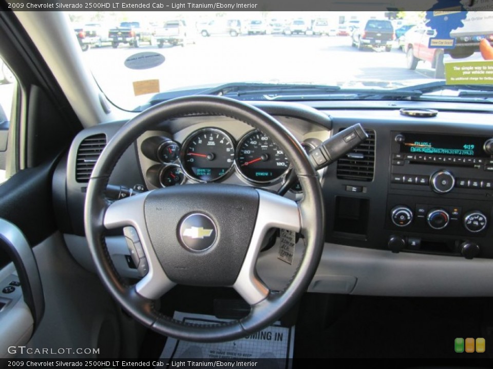 Light Titanium/Ebony Interior Dashboard for the 2009 Chevrolet Silverado 2500HD LT Extended Cab #54449010