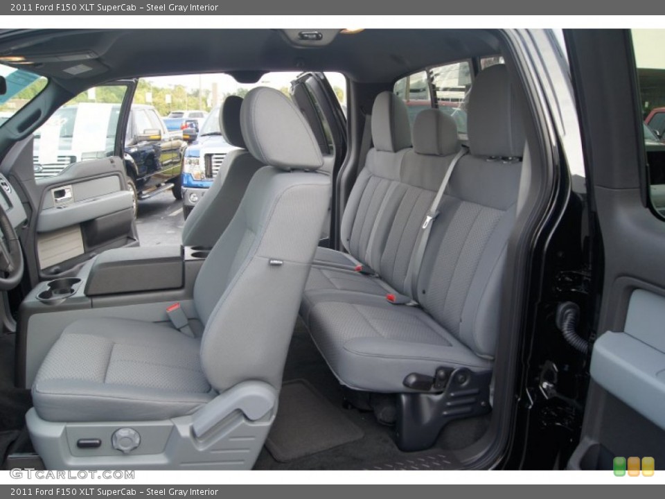 Steel Gray Interior Photo for the 2011 Ford F150 XLT SuperCab #54449063