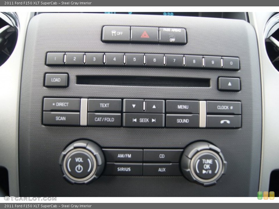 Steel Gray Interior Audio System for the 2011 Ford F150 XLT SuperCab #54449269