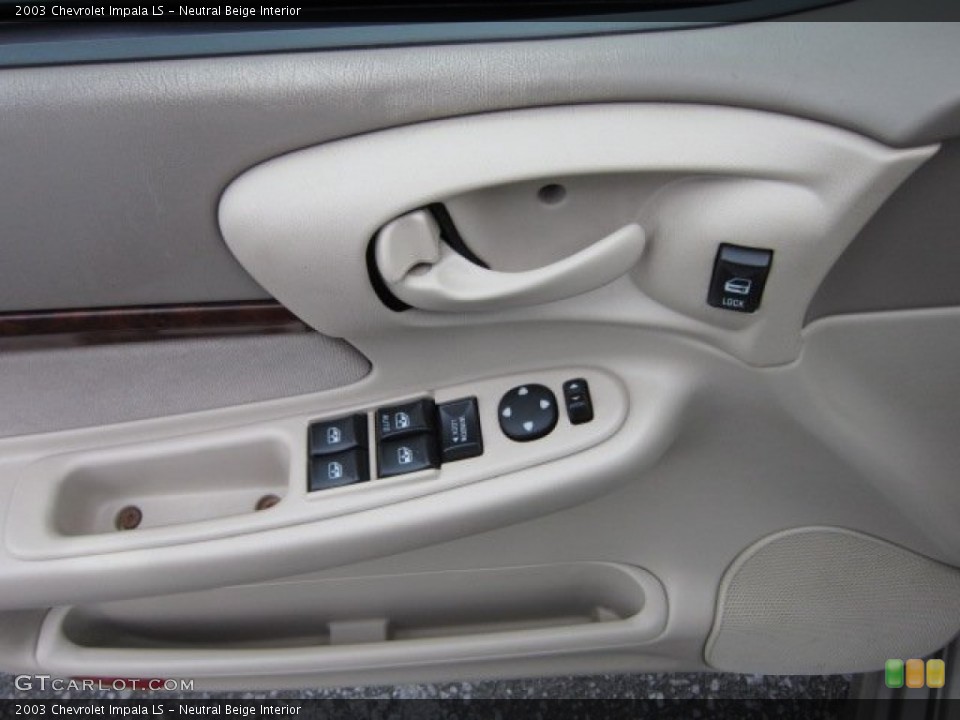 Neutral Beige Interior Door Panel for the 2003 Chevrolet Impala LS #54452389