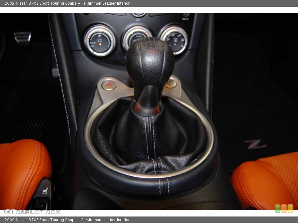Persimmon Leather Interior Transmission for the 2009 Nissan 370Z Sport Touring Coupe #54452637