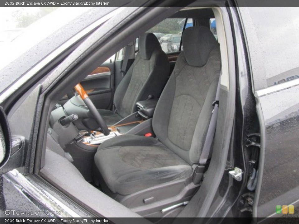 Ebony Black/Ebony Interior Photo for the 2009 Buick Enclave CX AWD #54453621