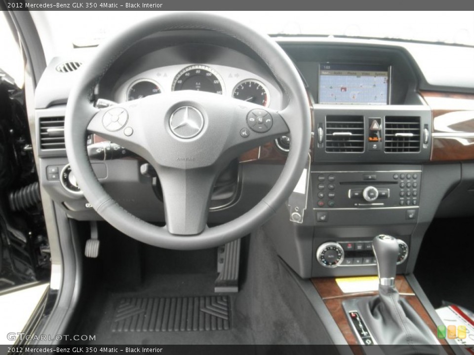 Black Interior Dashboard for the 2012 Mercedes-Benz GLK 350 4Matic #54453642