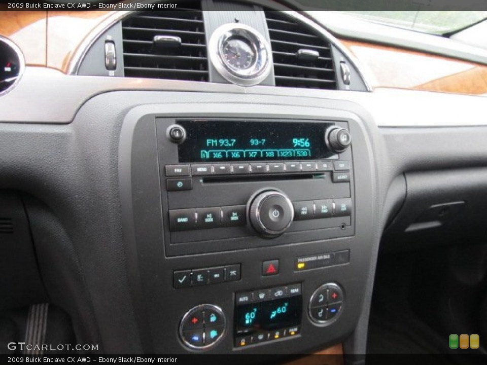 Ebony Black/Ebony Interior Audio System for the 2009 Buick Enclave CX AWD #54453667