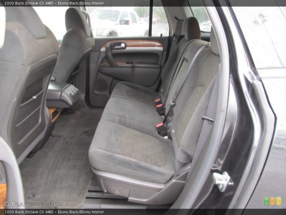Ebony Black/Ebony Interior Photo for the 2009 Buick Enclave CX AWD #54453696