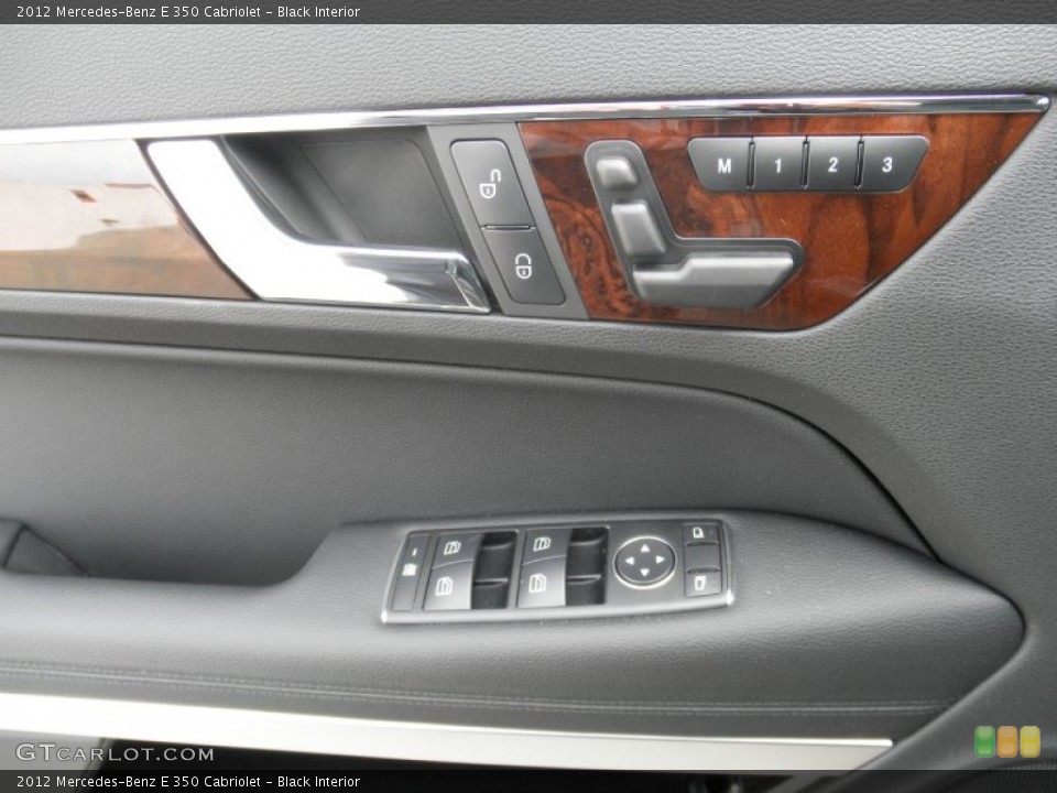 Black Interior Door Panel for the 2012 Mercedes-Benz E 350 Cabriolet #54453708