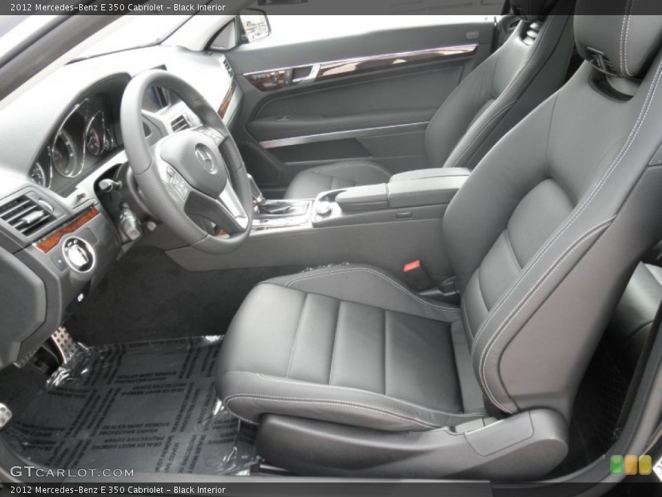 Black Interior Photo for the 2012 Mercedes-Benz E 350 Cabriolet #54453717