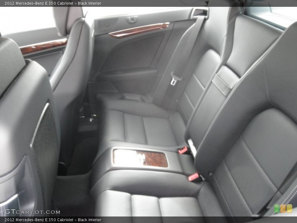 Black Interior Photo for the 2012 Mercedes-Benz E 350 Cabriolet #54453728