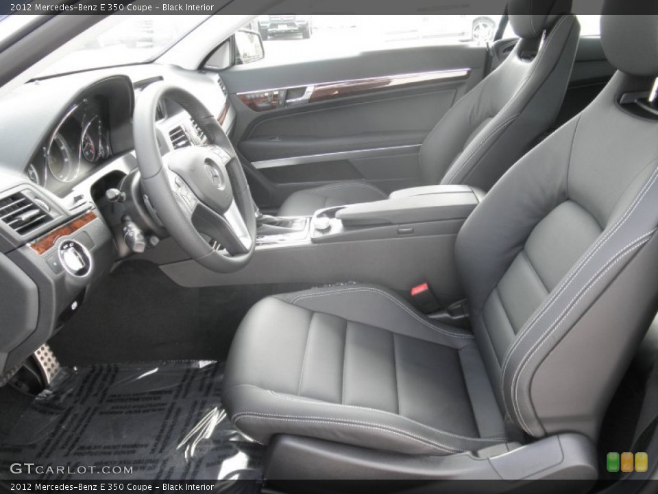 Black Interior Photo for the 2012 Mercedes-Benz E 350 Coupe #54453900