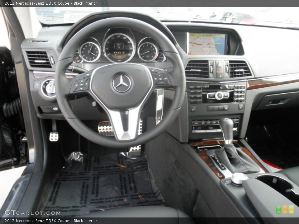 Black Interior Dashboard for the 2012 Mercedes-Benz E 350 Coupe #54453916
