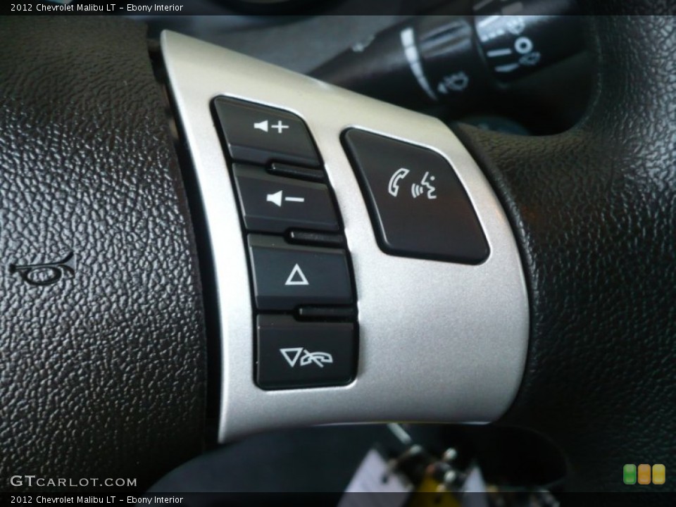 Ebony Interior Controls for the 2012 Chevrolet Malibu LT #54454464