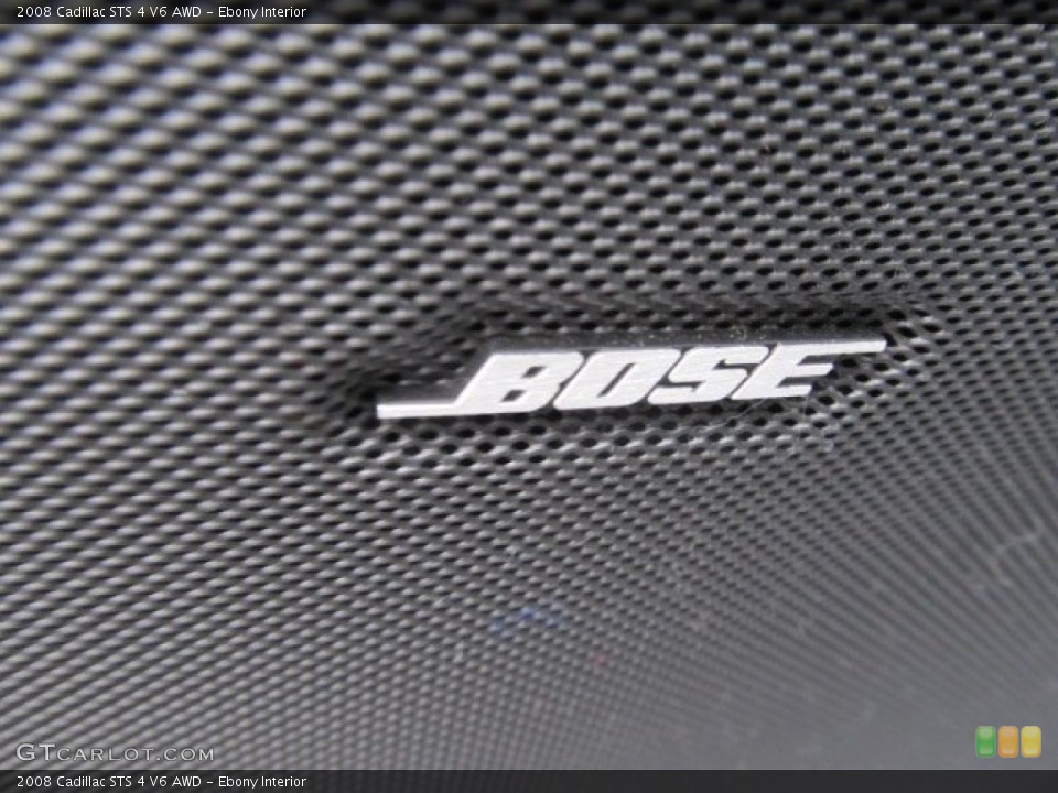 Ebony Interior Audio System for the 2008 Cadillac STS 4 V6 AWD #54454542