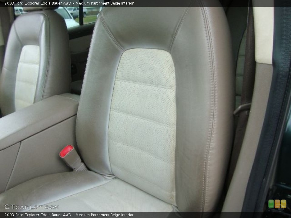 Medium Parchment Beige Interior Photo for the 2003 Ford Explorer Eddie Bauer AWD #54454549