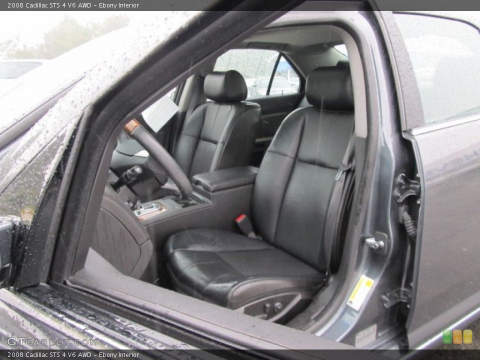 Ebony Interior Photo for the 2008 Cadillac STS 4 V6 AWD #54454560