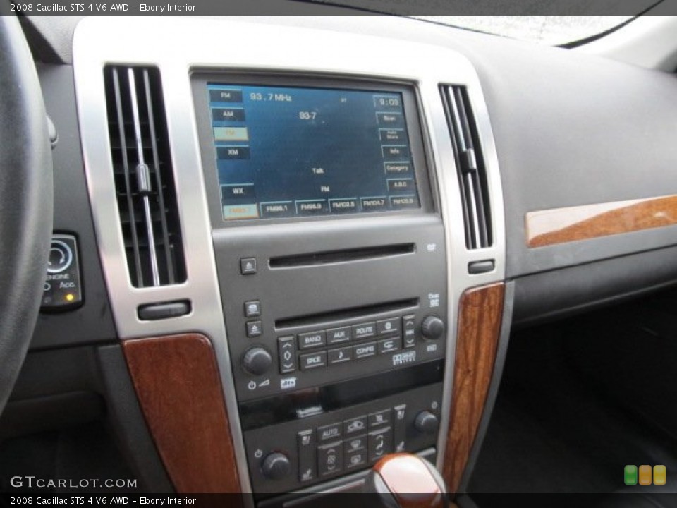 Ebony Interior Controls for the 2008 Cadillac STS 4 V6 AWD #54454578
