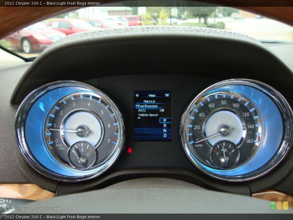 Black/Light Frost Beige Interior Gauges for the 2012 Chrysler 300 C #54455645